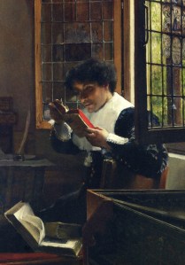 The Persistent Reader (crop) by Laura Theresa Alma-Tadema